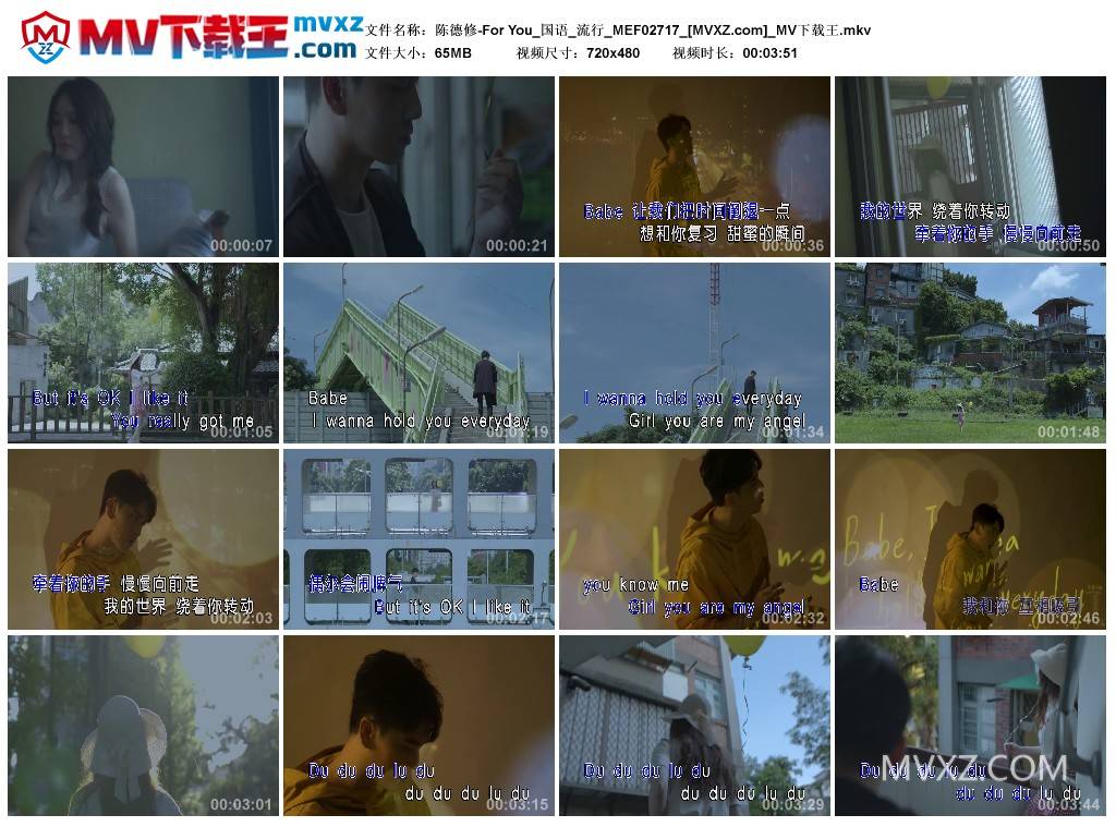 陈德修-For You_国语_流行_MEF02717
